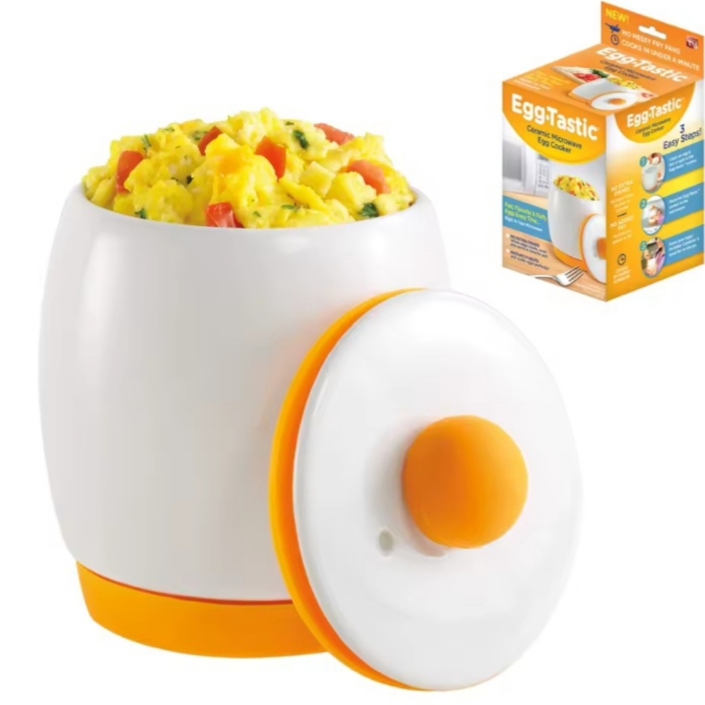 EGG TASTIC Microwave Egg Cooker & Poacher As Seen On TV NEW